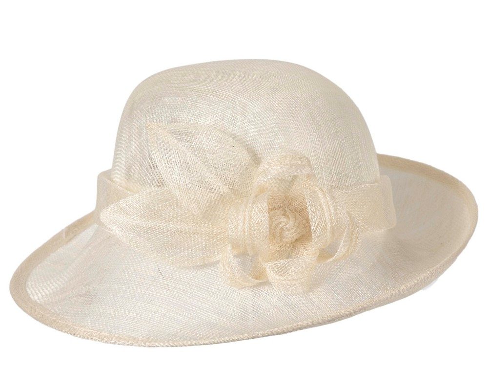 Cream cloche fashion hat by Max Alexander - Image 4