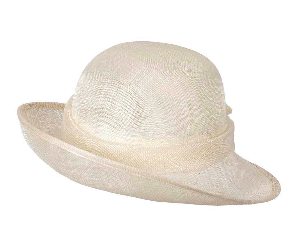 Cream cloche fashion hat by Max Alexander - Image 3