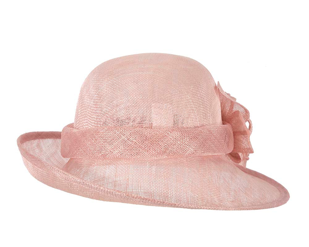 Dusty Pink cloche fashion hat by Max Alexander - Image 3