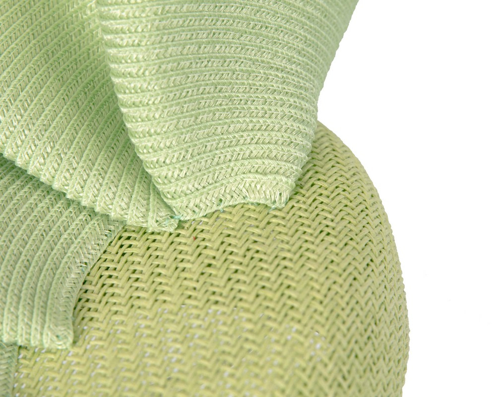 Bespoke lime green pillbox fascinator by Fillies Collection - Image 5