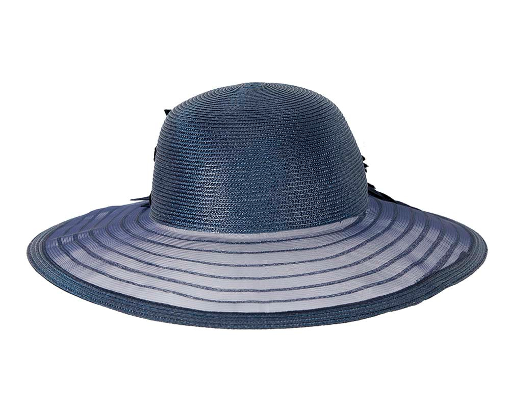 Navy wide brim racing hat - Image 3