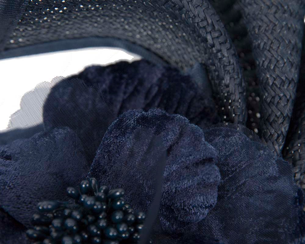 Navy Fillies Collection racing fascinator - Fascinators.com.au Navy Fillies Collection racing fascinator - Image 4