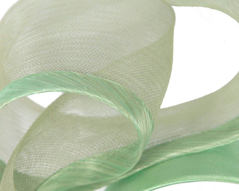 Bespoke mint green racing fascinator by Fillies Collection - Fascinators.com.au Bespoke mint green racing fascinator by Fillies Collection - Image 3