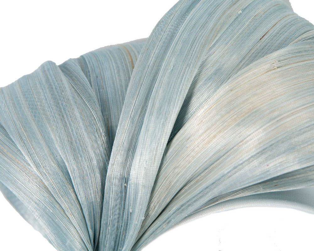 Large light blue bow racing fascinator by Fillies Collection - Fascinators.com.au Large light blue bow racing fascinator by Fillies Collection - Image 3