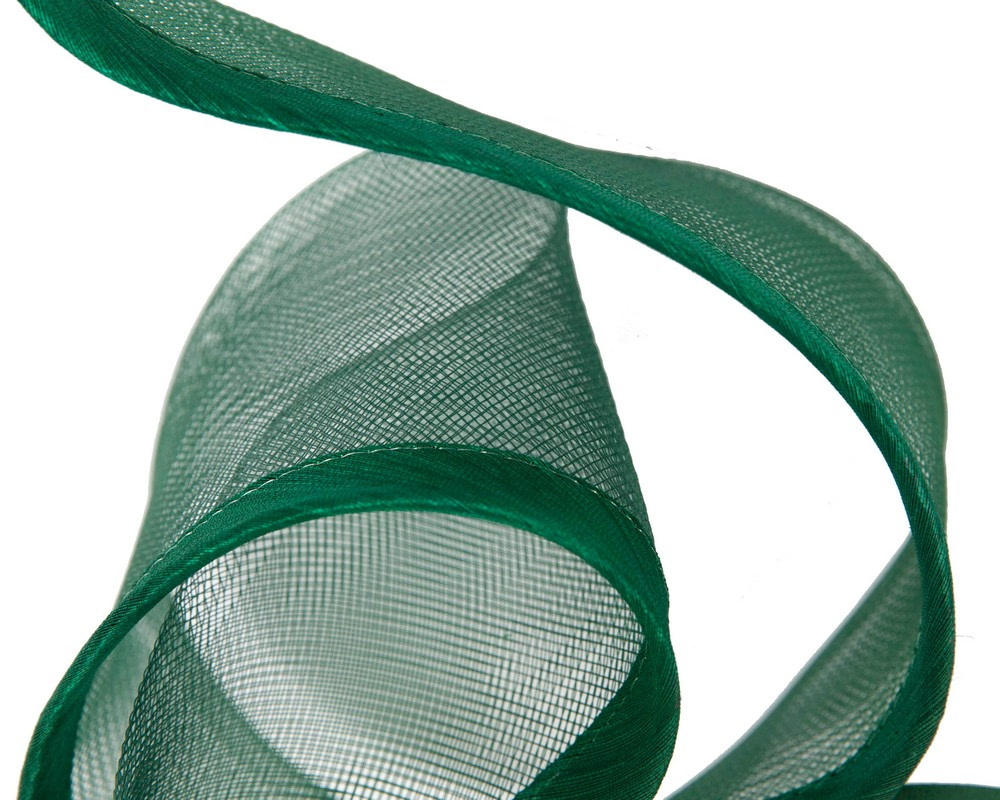 Bespoke dark green racing fascinator by Fillies Collection - Image 3