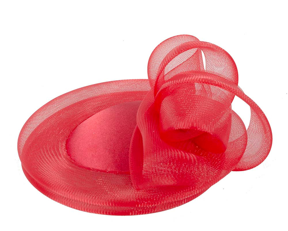 Red custom made cocktail hats - Image 3