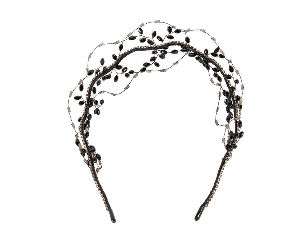 Black headband fascinator - Image 4