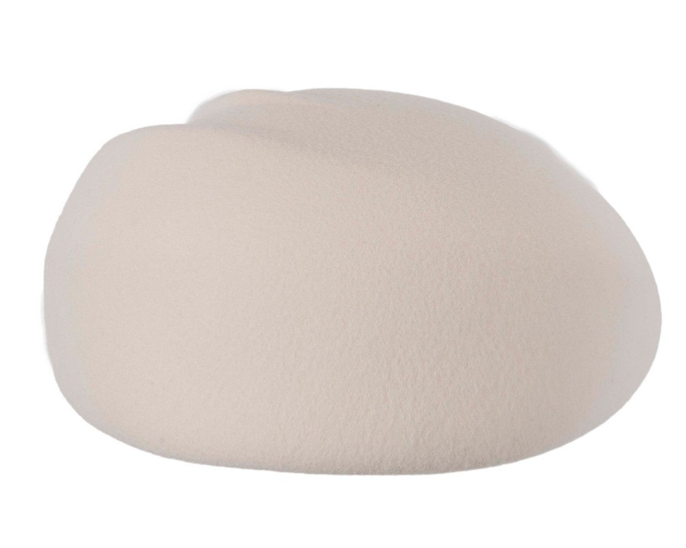Cream felt hat by Max Alexander - Fascinators.com.au Cream felt hat by Max Alexander - Image 3