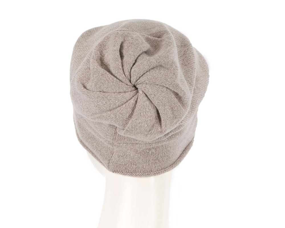 Grey warm wool beanie. Made in Europe - Image 2