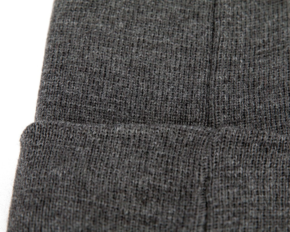 Woolen dark grey beanie ski hat - Fascinators.com.au Woolen dark grey beanie ski hat - Image 3