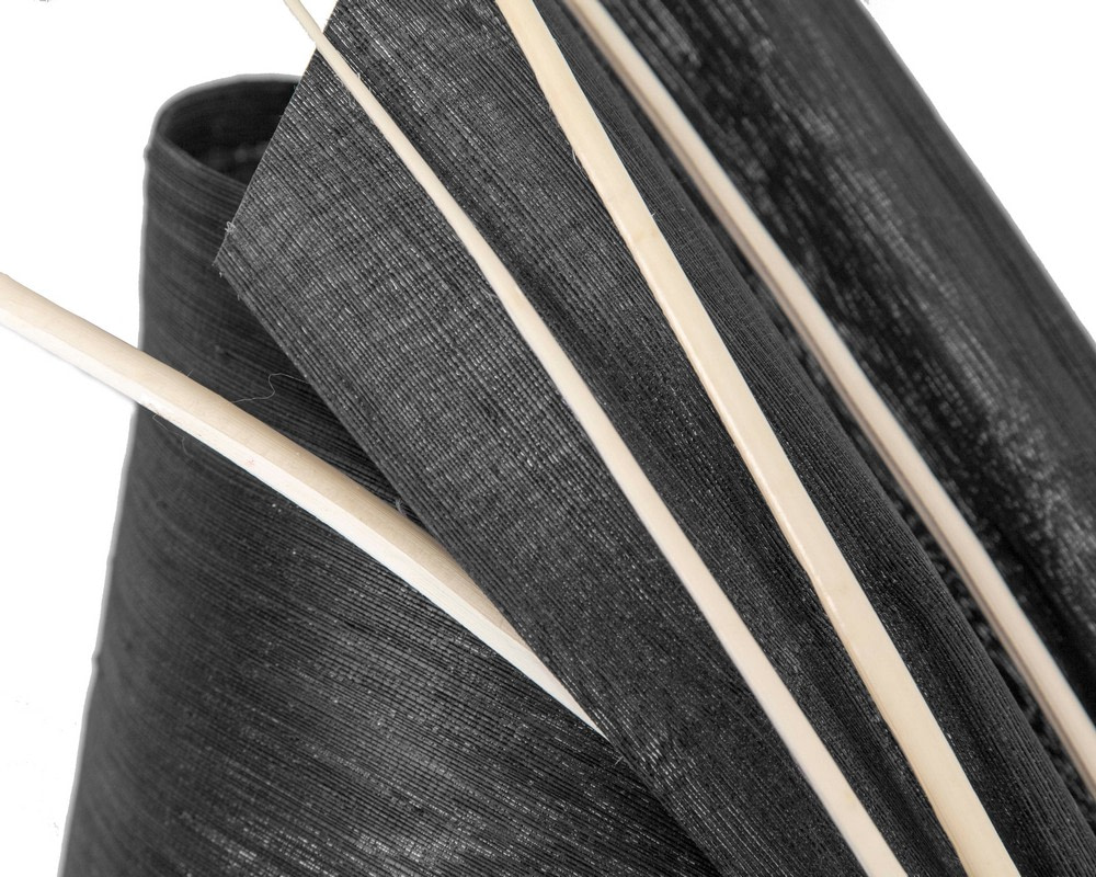 Bespoke black & white racing fascinator by Fillies Collection - Image 3