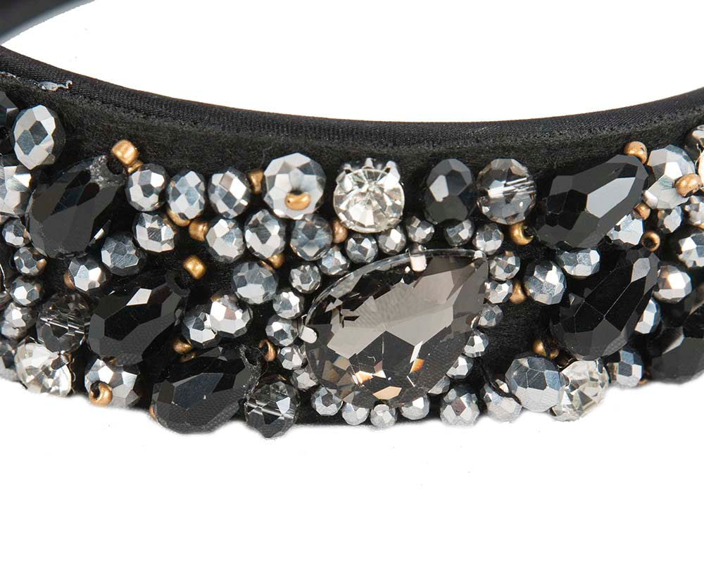 Crystal covered headband fascinator by Max Alexander - Image 3