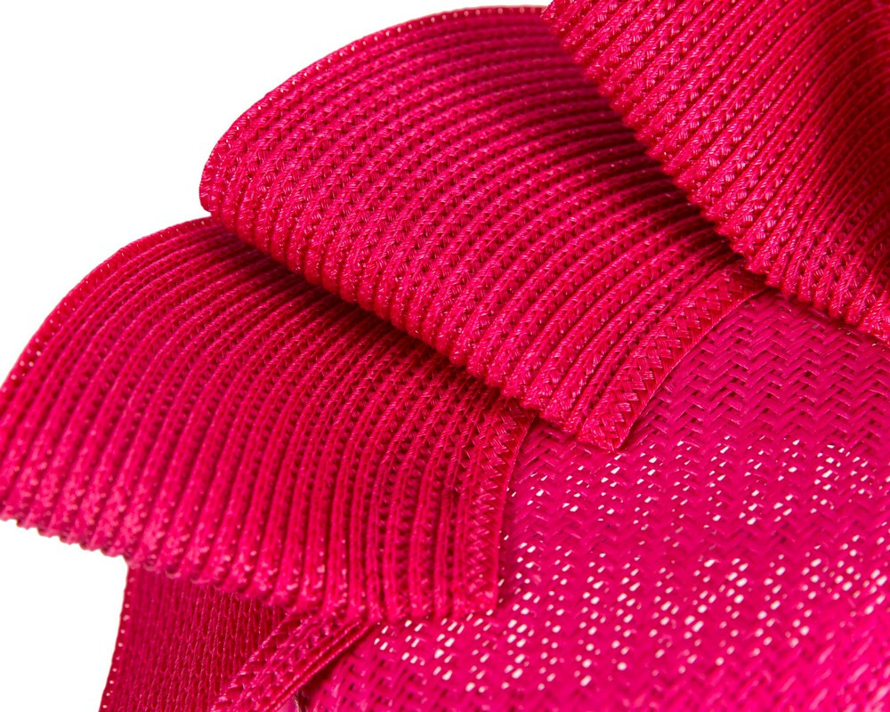 Bespoke fuchsia pillbox fascinator by Fillies Collection - Fascinators.com.au Bespoke fuchsia pillbox fascinator by Fillies Collection - Image 5