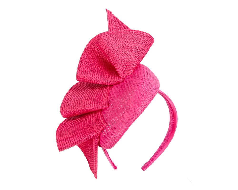 Bespoke fuchsia pillbox fascinator by Fillies Collection - Fascinators.com.au Bespoke fuchsia pillbox fascinator by Fillies Collection - Image 2