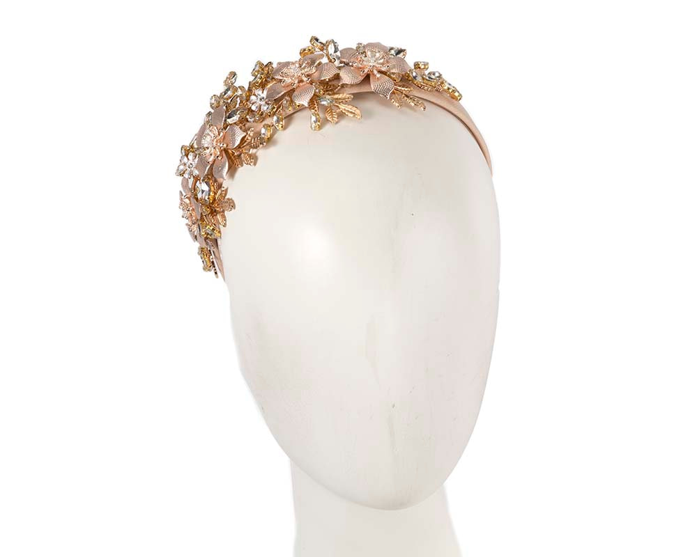 Gold jewellery fascinator headband