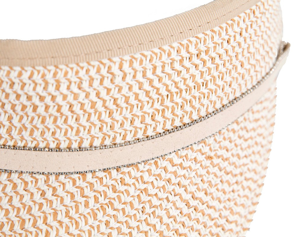 Beige visor hat - Image 4