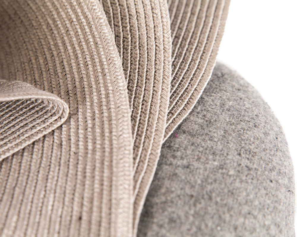 Silver winter racing fascinator by Fillies Collection - Image 5