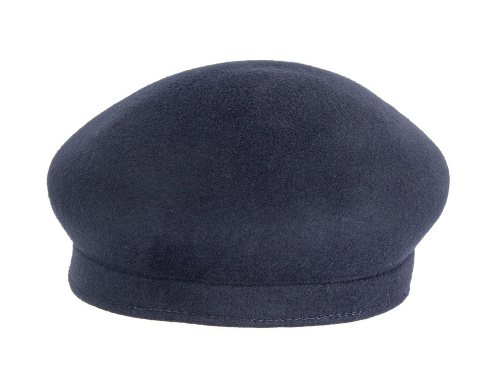 Navy felt captains cap fashion hat - Fascinators.com.au Navy felt captains cap fashion hat - Image 6