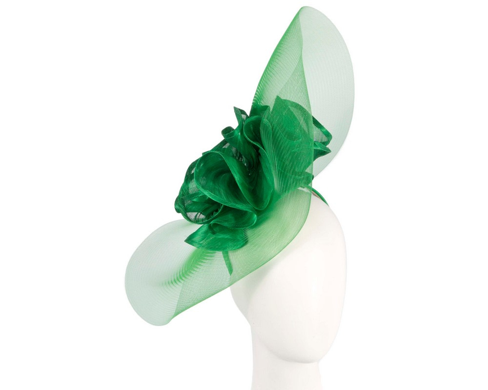 Bespoke green fascinator by Fillies Collection