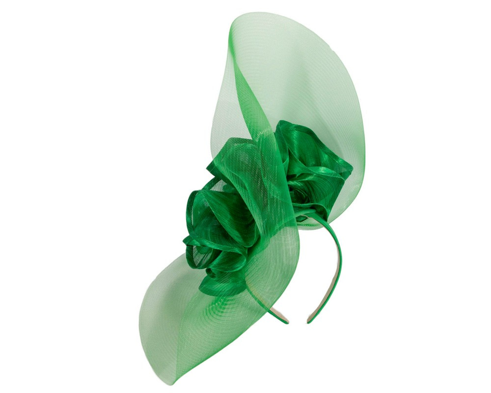 Bespoke green fascinator by Fillies Collection - Fascinators.com.au Bespoke green fascinator by Fillies Collection - Image 2
