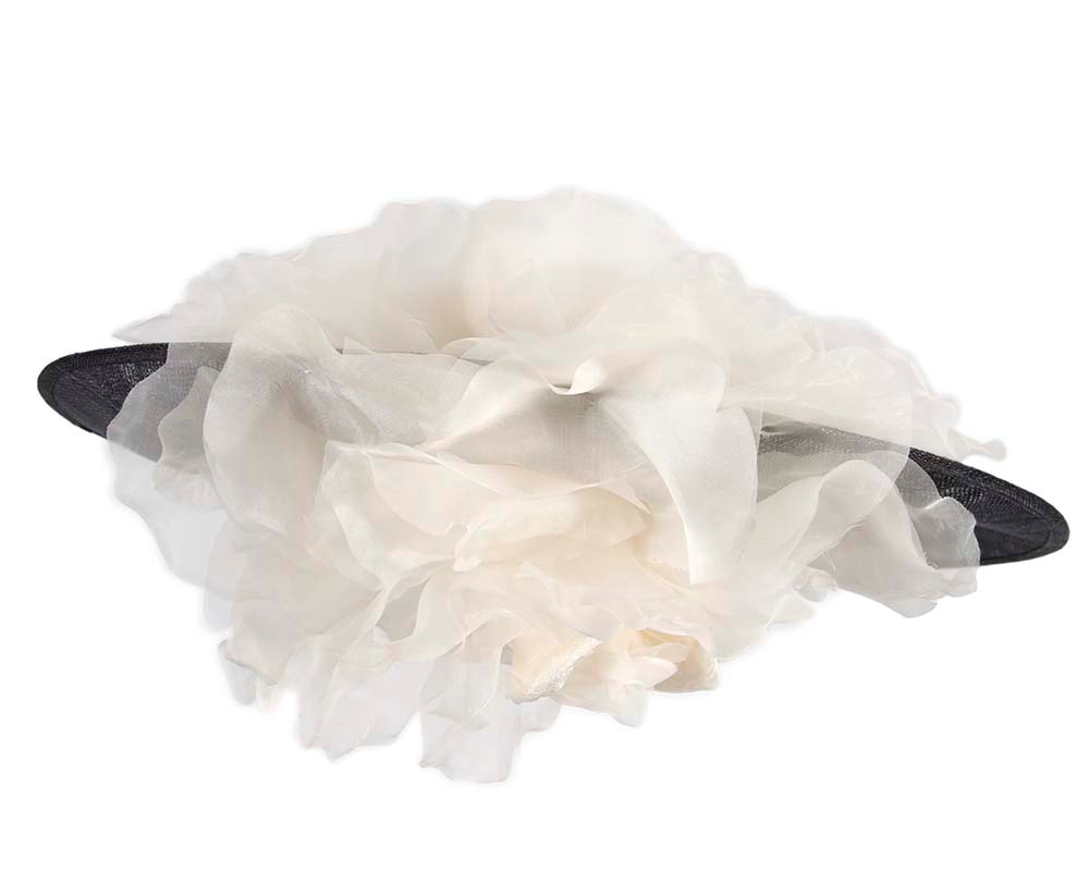 Large black & cream racing hatinator by Fillies Collection - Image 6