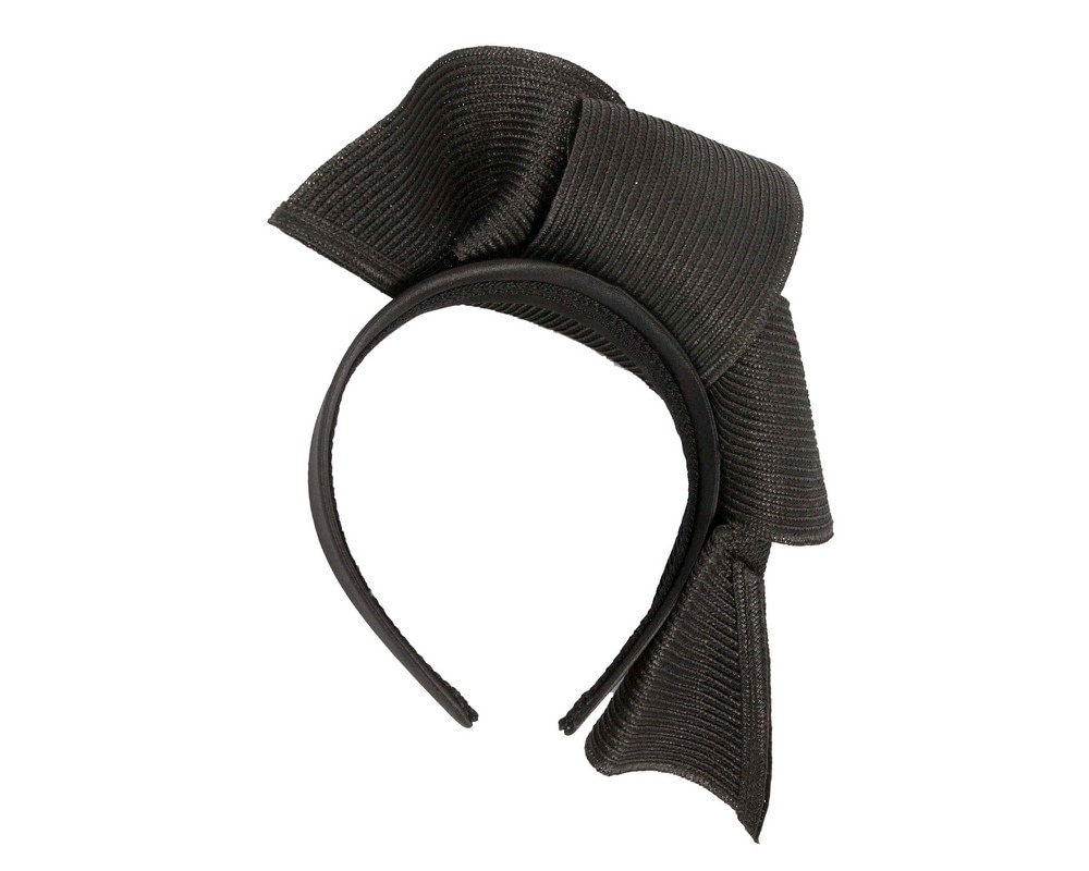 Black wave fascinator by Max Alexander - Fascinators.com.au Black wave fascinator by Max Alexander - Image 4