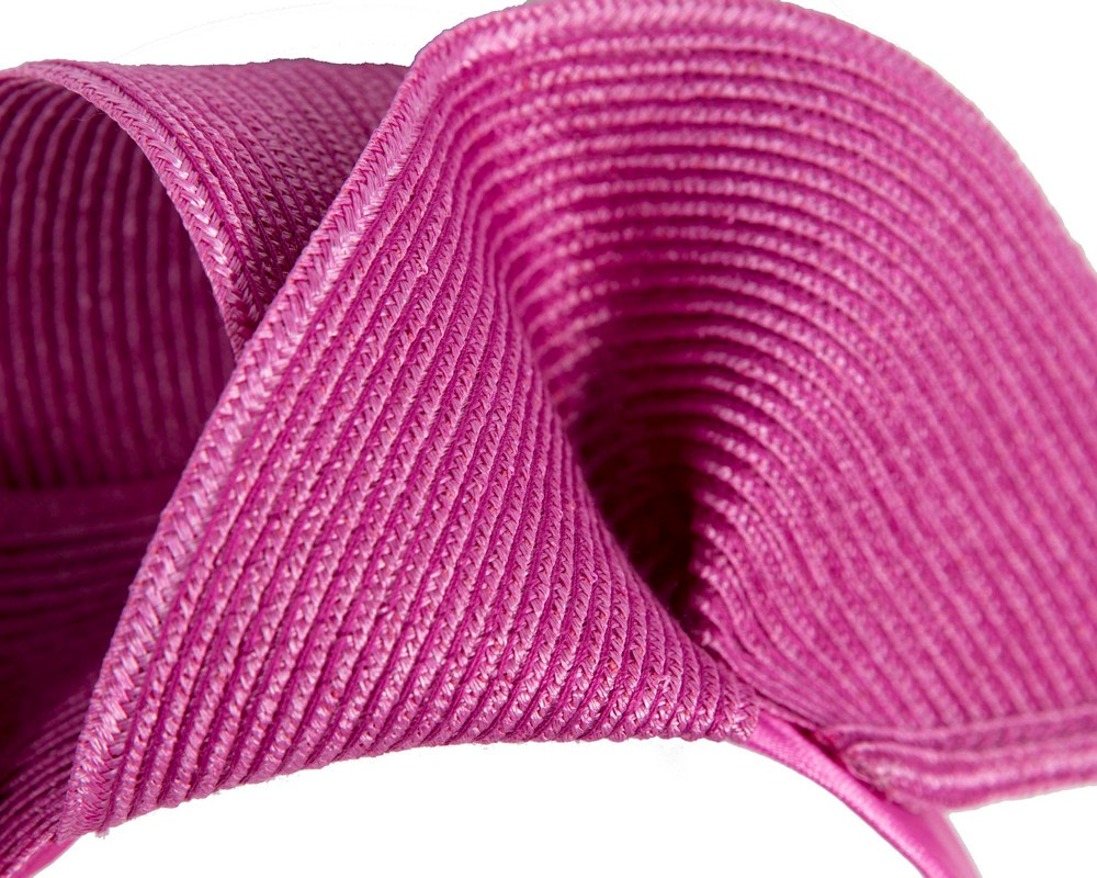 Fuchsia wave fascinator by Max Alexander - Fascinators.com.au Fuchsia wave fascinator by Max Alexander - Image 3
