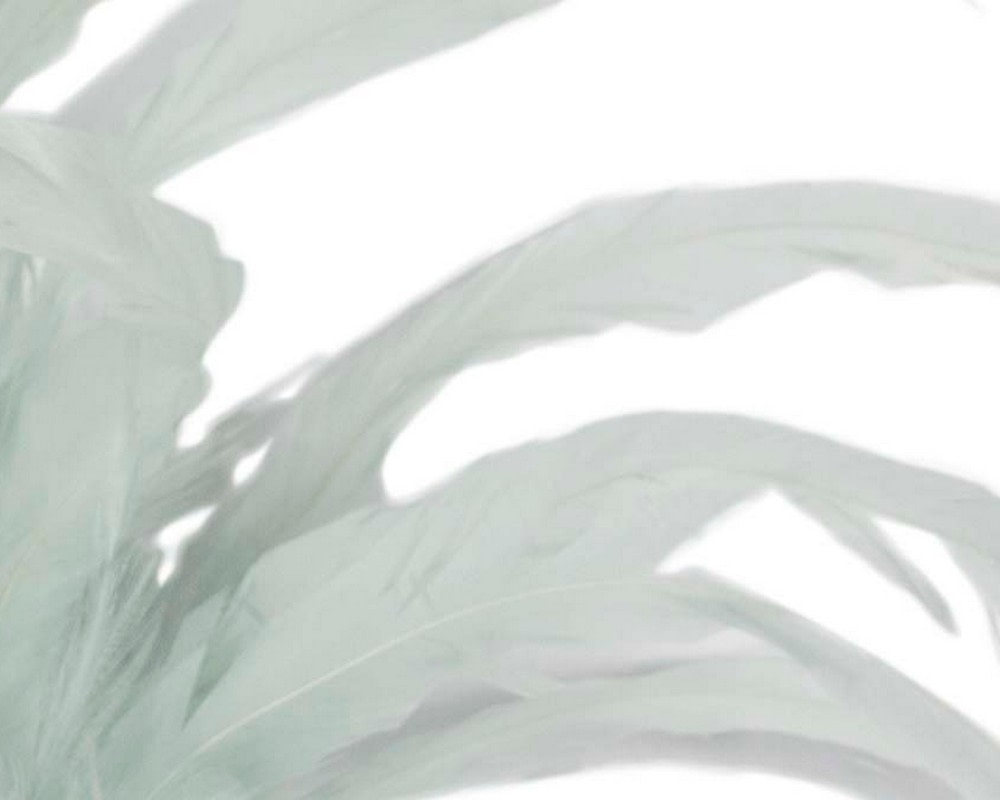 Light blue feather fascinator headband - Fascinators.com.au Light blue feather fascinator headband - Image 3