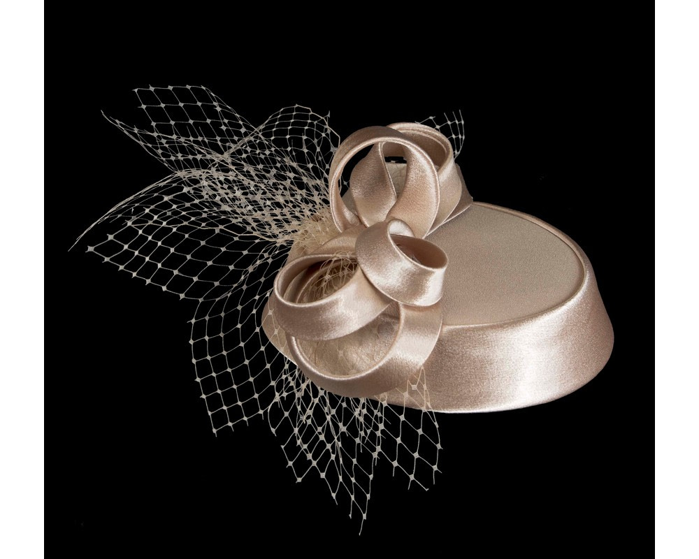 Cashew Custom-Made Cupids Millinery Cocktail Hat - Fascinators.com.au Cashew Custom-Made Cupids Millinery Cocktail Hat - Image 4