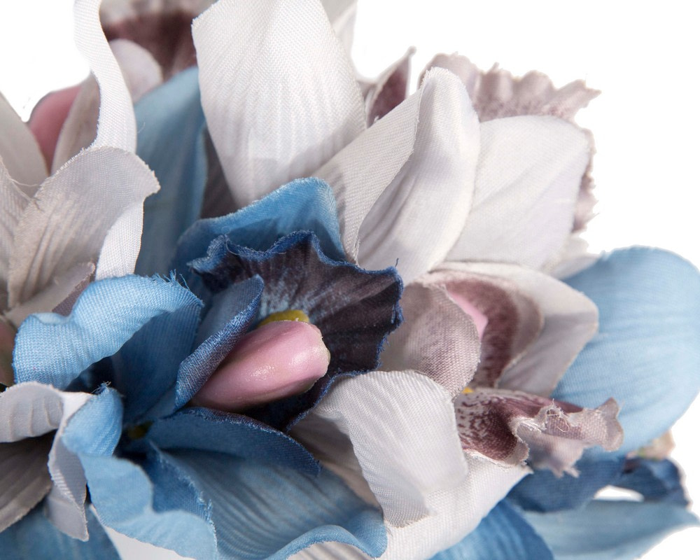 Elegant Floral Fascinator in Blue - Max Alexander - Image 3