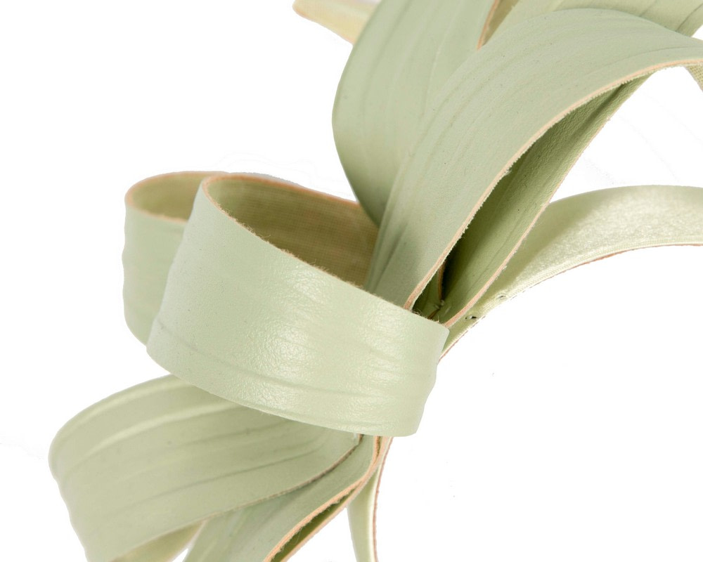 Modern Mint Green Bow Fascinator by Max Alexander - Image 3