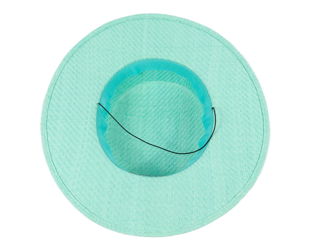 Aqua boater hat by Max Alexander - Image 5
