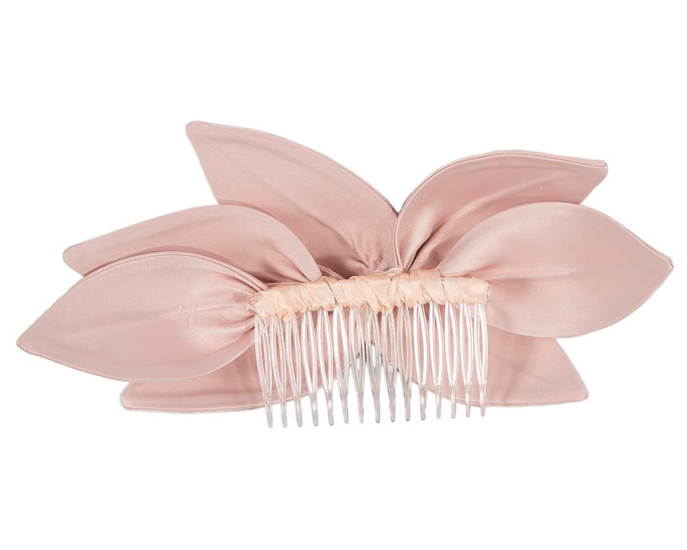 Pale Pink custom made fascinator comb by Cupids Millinery - Image 4