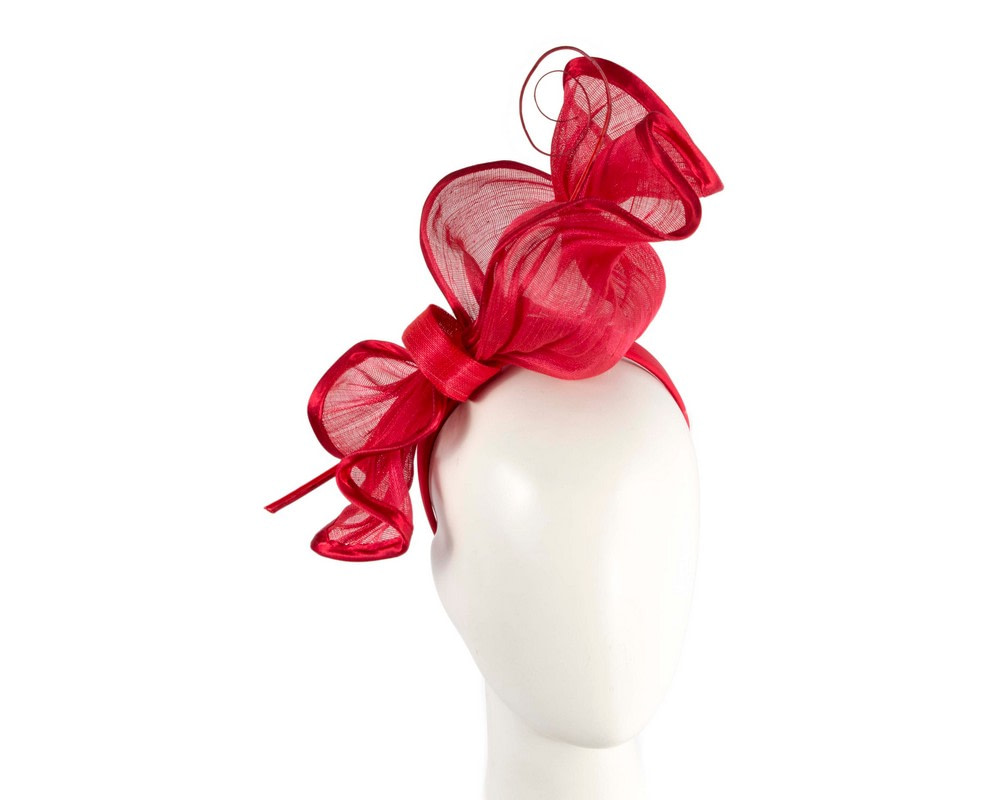 Red racing fascinator by Fillies Collection