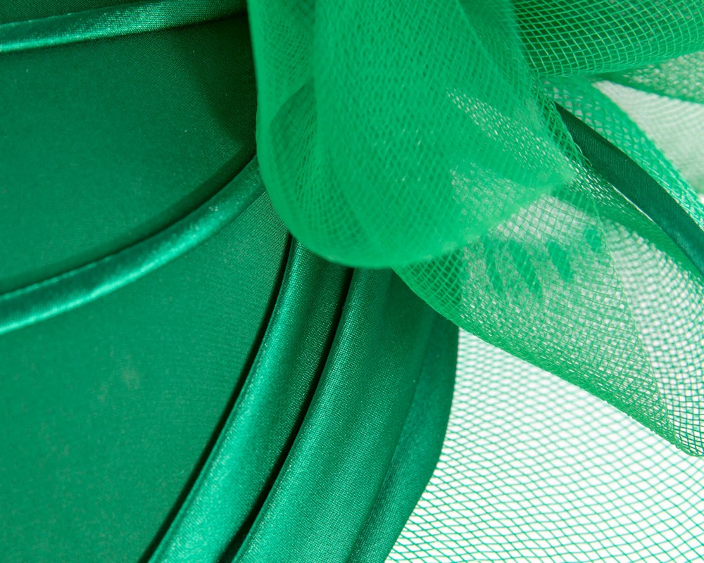 Green Custom Made Mother of the Bride hat - Image 7