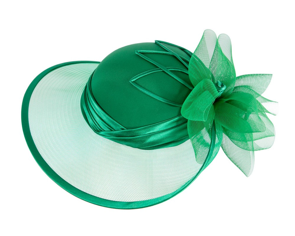 Green Custom Made Mother of the Bride hat - Image 6