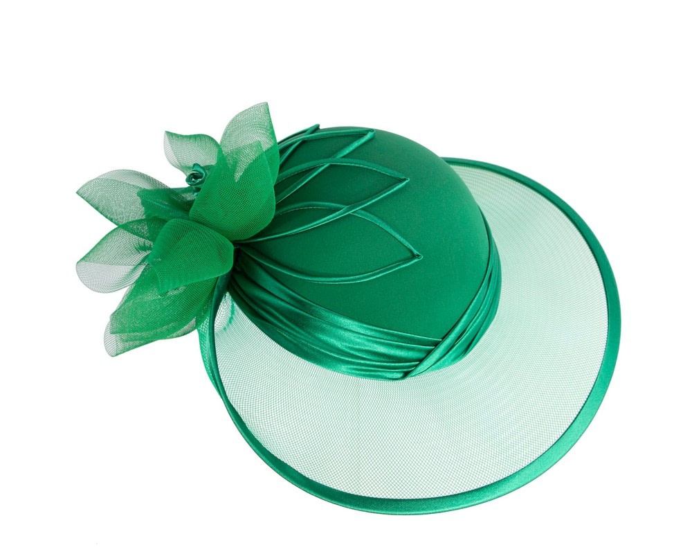 Green Custom Made Mother of the Bride hat - Image 4