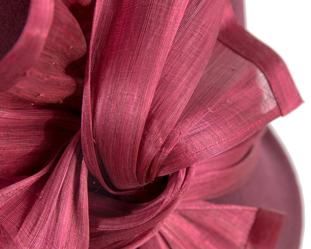 Fashion wine ladies winter felt fedora hat by Fillies Collection - Image 5