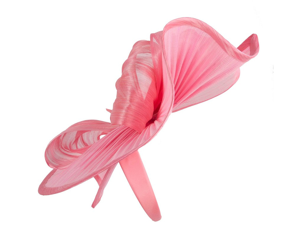 Bespoke pink Australian Made racing fascinator by Fillies Collection - Fascinators.com.au Bespoke pink Australian Made racing fascinator by Fillies Collection - Image 3
