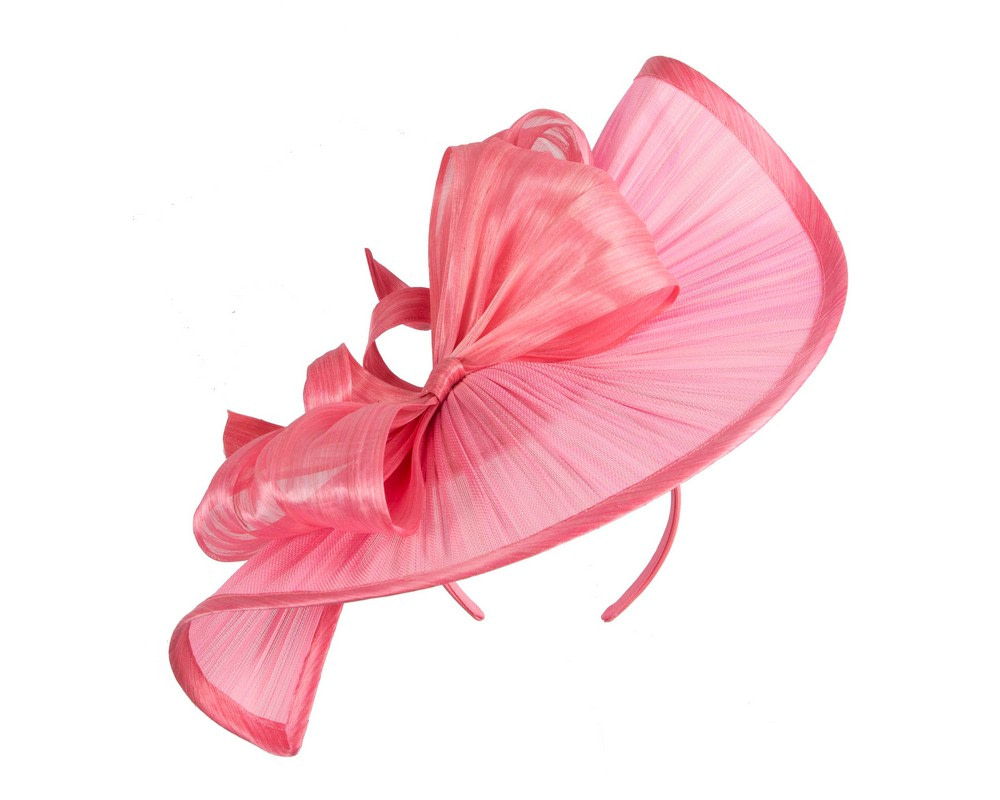 Bespoke pink Australian Made racing fascinator by Fillies Collection - Fascinators.com.au Bespoke pink Australian Made racing fascinator by Fillies Collection - Image 2