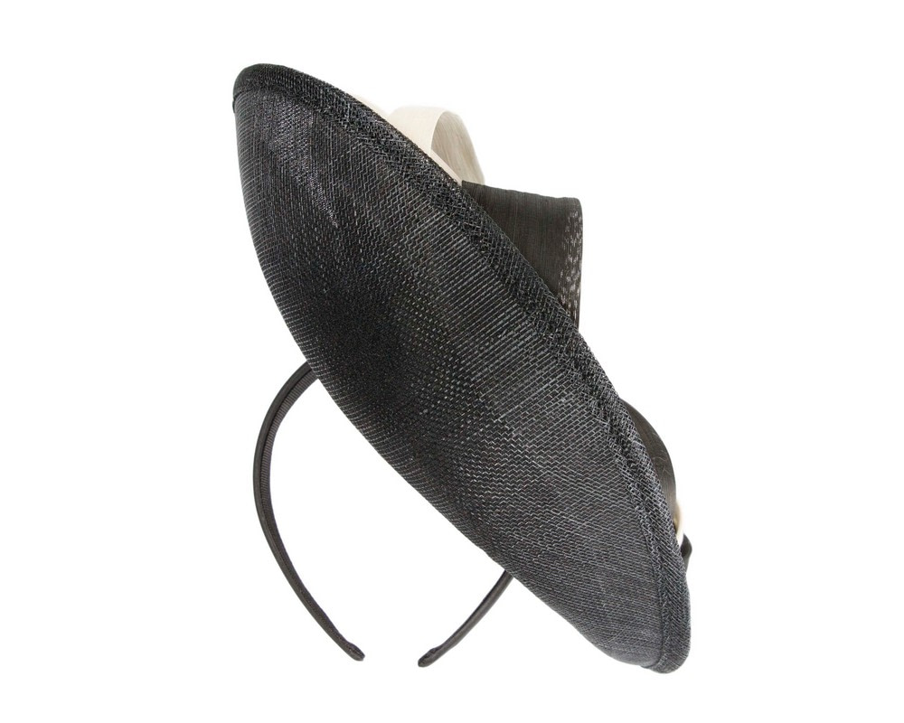 Black & cream fascinator with loops by Max Alexander - Image 6