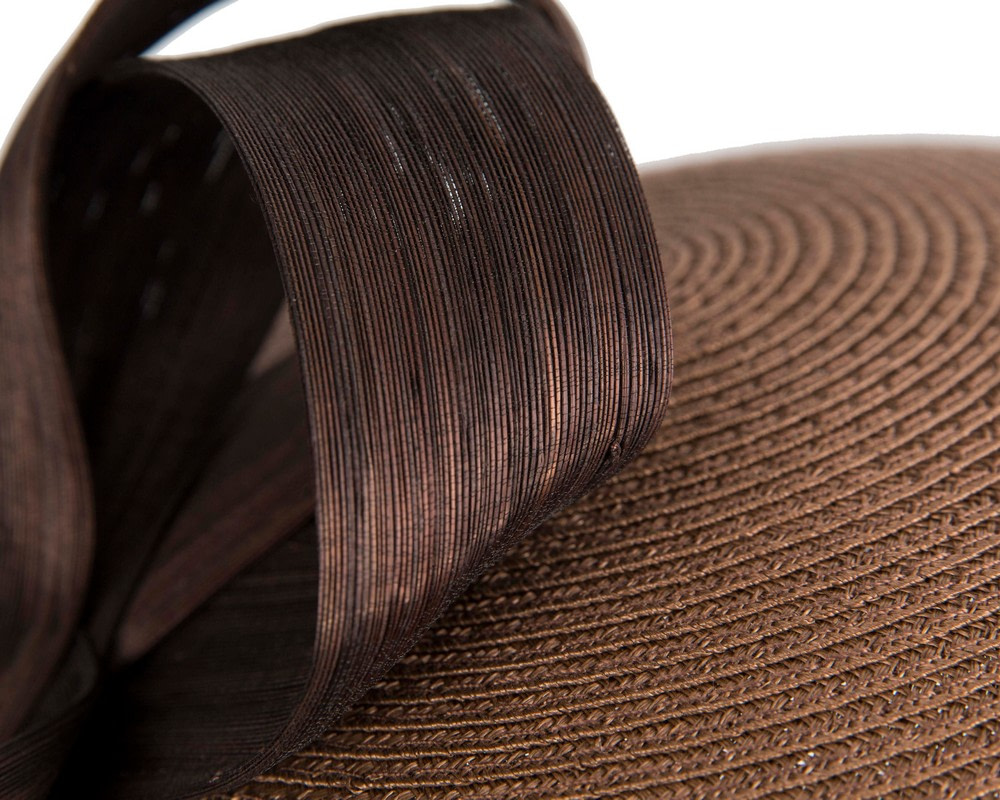 Fashion bronze beret hat with bow by Max Alexander - Image 5