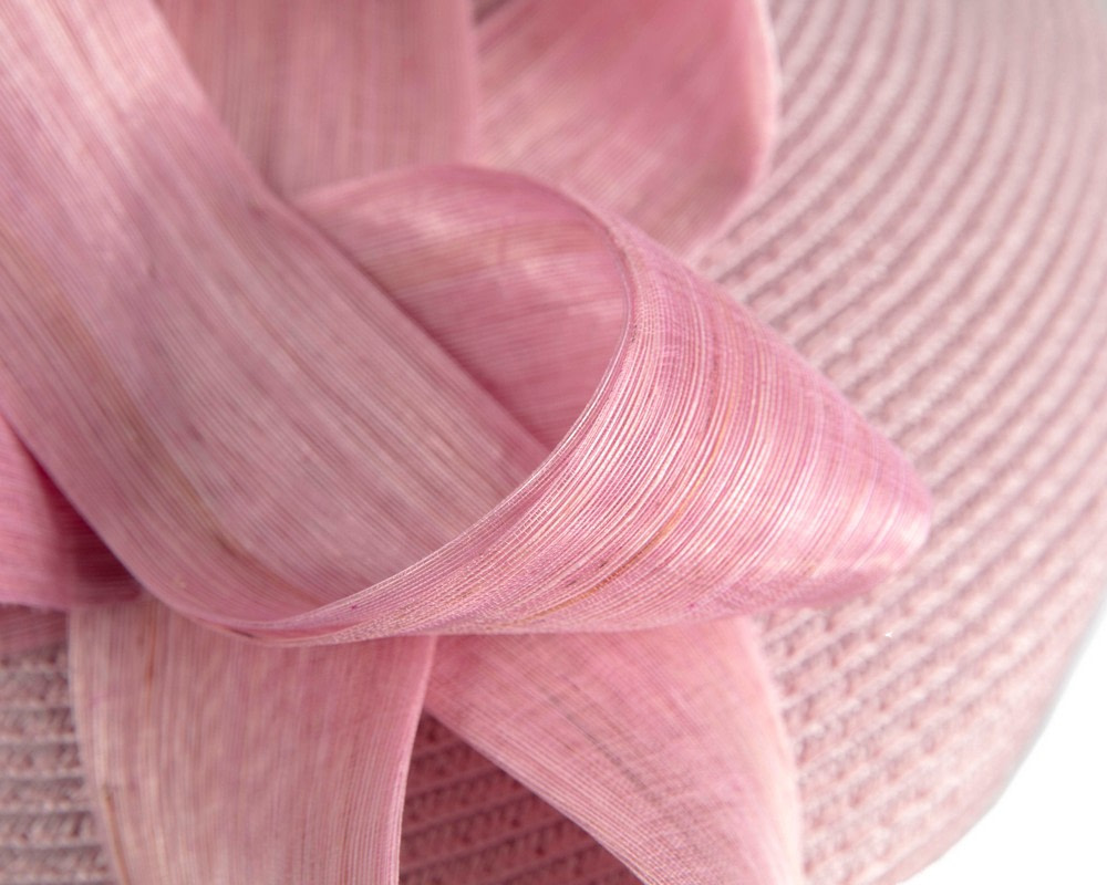 Fashion dusty pink beret hat with bow by Max Alexander - Image 5