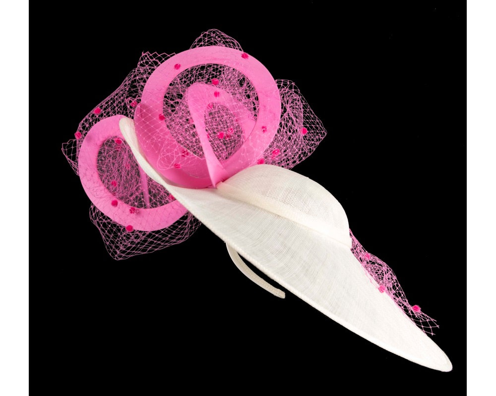 Large cream and pink racing hatinator by Fillies Collection - Image 2