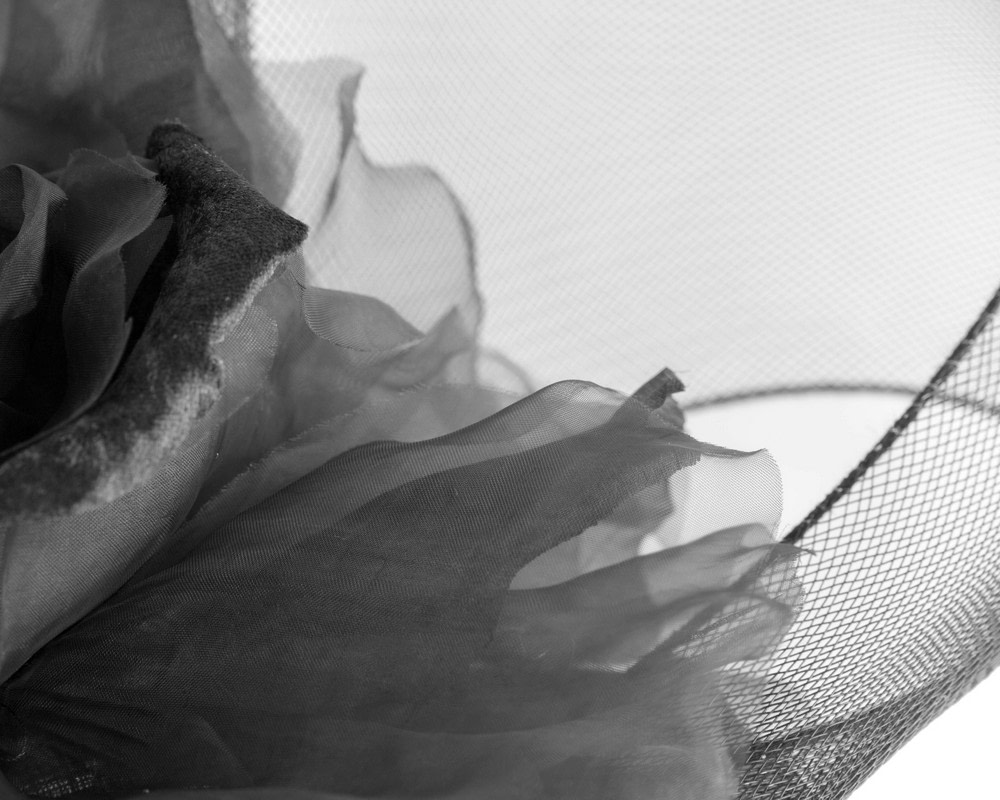 Exclusive black fascinator by Fillies Collection - Fascinators.com.au Exclusive black fascinator by Fillies Collection - Image 5
