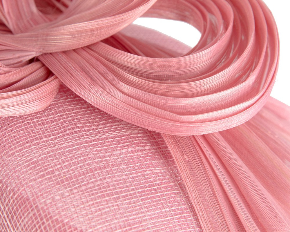Bespoke dusty pink racing fascinator by Fillies Collection - Image 5