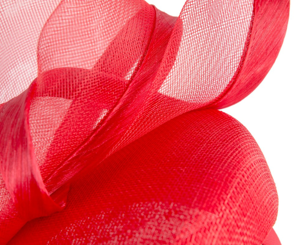 Red spring racing fascinator by Fillies Collection - Image 5