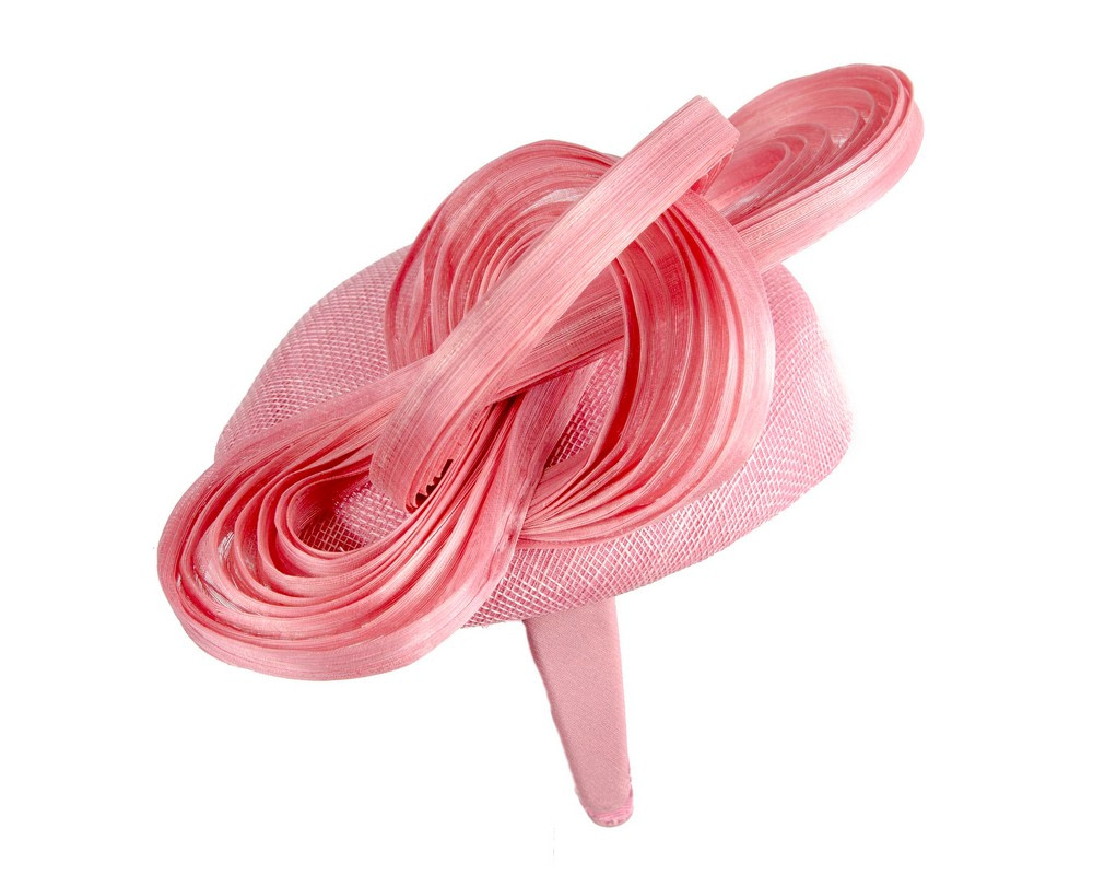 Bespoke dusty pink racing fascinator by Fillies Collection - Fascinators.com.au Bespoke dusty pink racing fascinator by Fillies Collection - Image 3