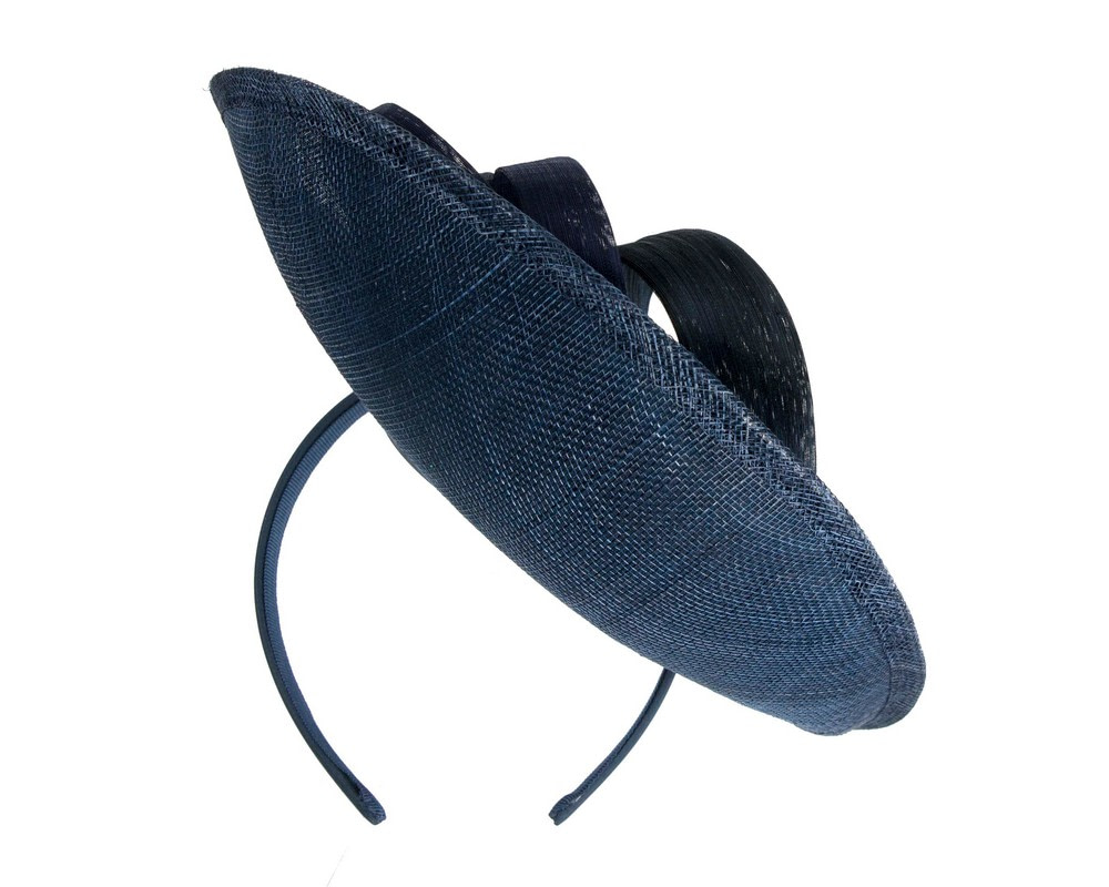 Navy fascinator with loops by Max Alexander - Image 6