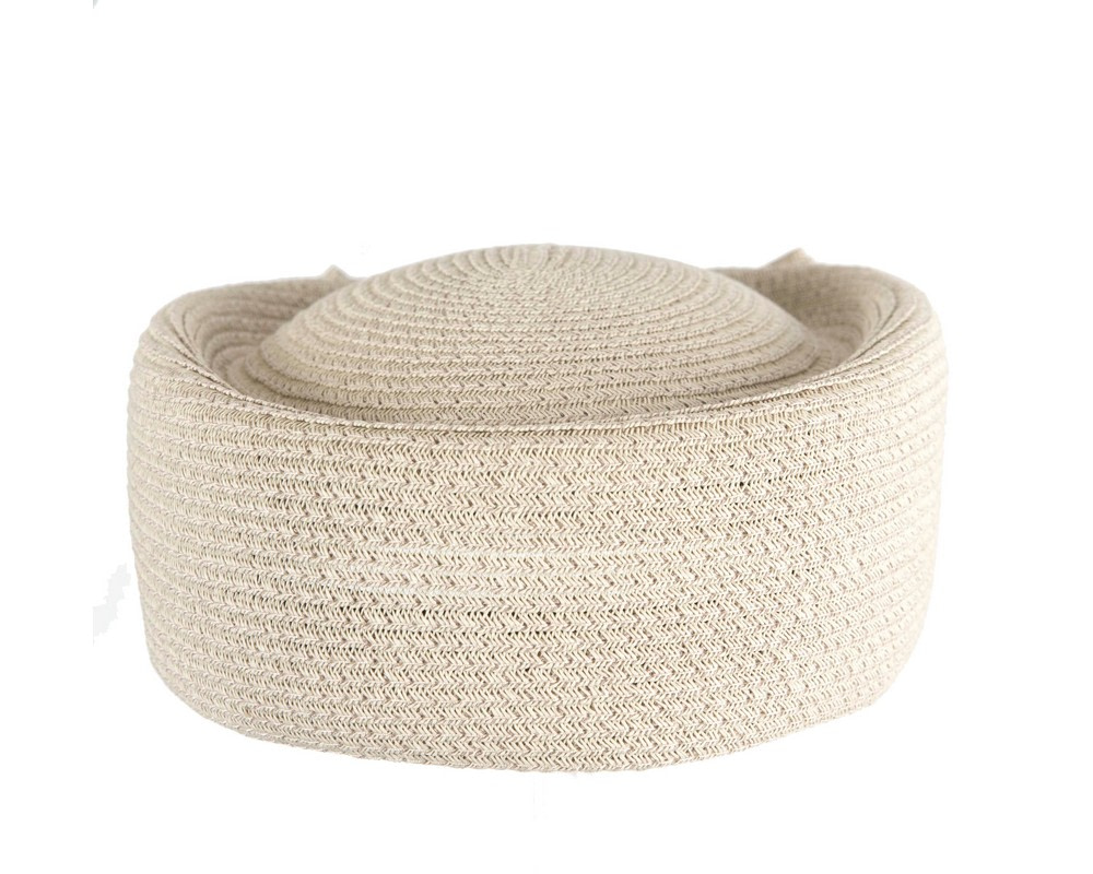 Large soft grey pillbox hat by Max Alexander - Image 5